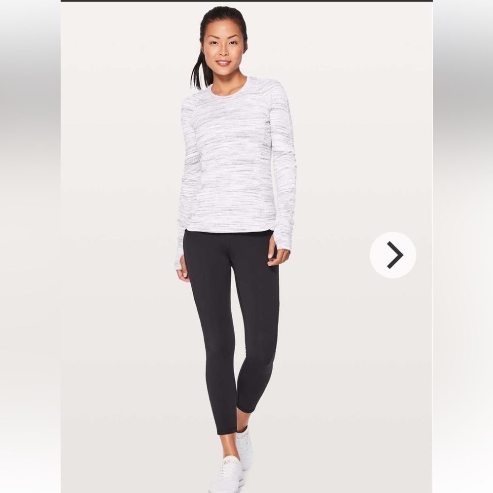 lululemon athletica White Long Sleeve Tee